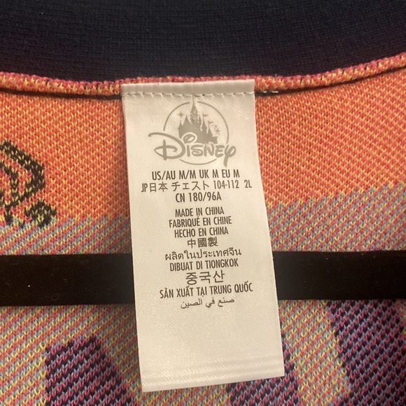 Disney World WDW half note jazz club long line cardigan sweater size M - Picture 4 of 5